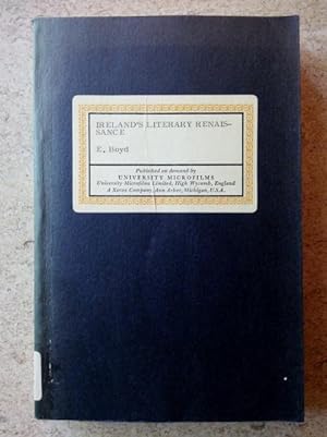 Seller image for Ireland's Literary Renaissance for sale by P Peterson Bookseller