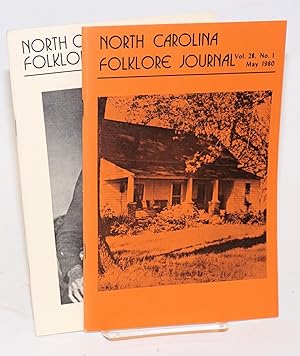 North Carolina Folklore Journal; vol. 28, numbers 1 and 2, May and November 1980