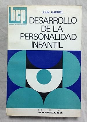 Imagen del vendedor de DESARROLLO DE LA PERSONALIDAD INFANTIL a la venta por Librera Sagasta