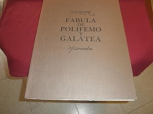 Imagen del vendedor de Fabula de Polifemo y Galatea.Con una coleccin de 12 aguafuertes y puntas secas originales directamente realizados sobre la plancha de Marcoida. Introduccion por Jose Maria Ballester a la venta por LIBRERIA ANTICUARIA EPOPEYA