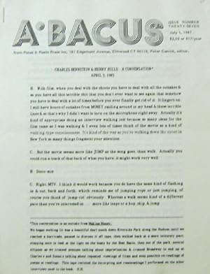 Bild des Verkufers fr Abacus Issue Number Twenty-Seven zum Verkauf von Derringer Books, Member ABAA
