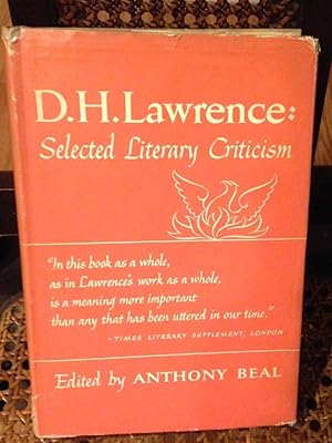 Image du vendeur pour D.H. Lawrence: Selected Literary Criticism mis en vente par Henry E. Lehrich