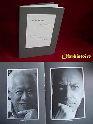 Seller image for Henri MICHAUX , ZAO WOU-KI - Pas de barbare en Asie for sale by Okmhistoire
