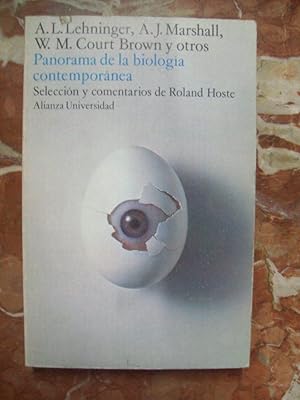 Image du vendeur pour PANORAMA DE LA BIOLOGA CONTEMPORNEA mis en vente par Itziar Arranz Libros & Dribaslibros