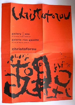 Image du vendeur pour Christoforou. Gallery One, London/Galerie Rive Gauche, Paris. mis en vente par Roe and Moore