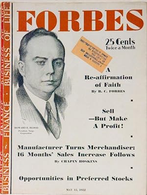 Forbes, three issues for 1932