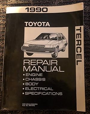 Imagen del vendedor de 1990 Toyota Tercel Repair Manual a la venta por Burke's Books