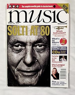 BBC Music Magazine October 1992 Volume 1, Number 2