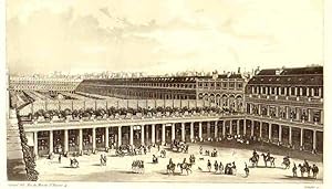 Palais Royal Original-Stahlstich von Salathé bei Gavard, ca 1850