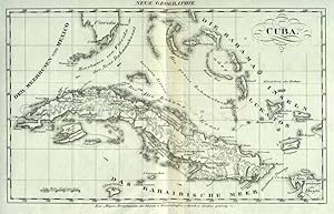 Gestochene Karte aus der Encyclopädie von Ersch und Gruber, um 1830