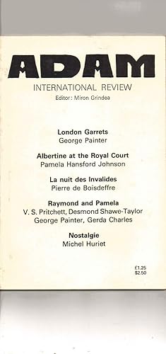 Bild des Verkufers fr Adam International Review. Nos. 440-442. Vol. XXXXIV. 1982. A Literary Quarterly in English & French. Adam = Arts Drama Architecture Music zum Verkauf von SAVERY BOOKS