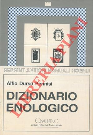 Seller image for Dizionario enologico. for sale by Libreria Piani