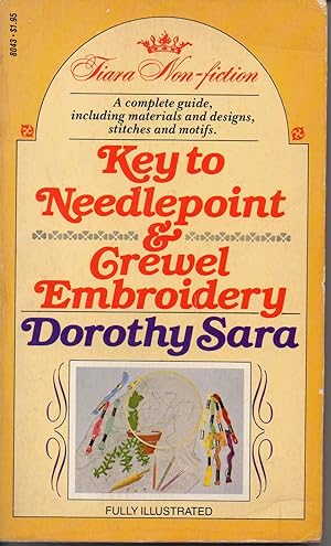 Seller image for Key To Needlepoint & Crewel Embroidery for sale by Save The Last Book For Me (IOBA Member)