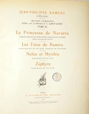 Oeuvres Complètes publiées sous la direction de C. Saint-Saëns; Tome XI