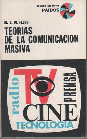 Seller image for Teoras de la comunicacin masiva for sale by Librera El Crabo