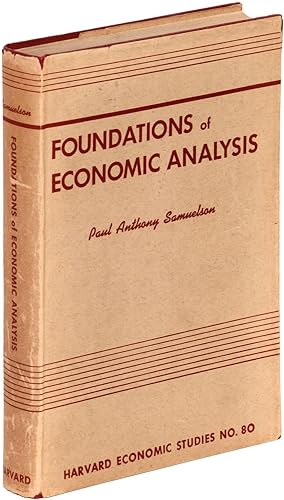 Seller image for Foundations of Economic Analysis for sale by Between the Covers-Rare Books, Inc. ABAA