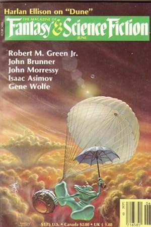 Seller image for The Magazine of Fantasy & Science Fiction June 1985 - The Woman Who Went Out, The Last, The Poplar Street Study, Two Fables, Side Effects, The Man Who Made the Fur Fly, The Embezzled Blessing, The Rule of Numerous Small, + for sale by Nessa Books