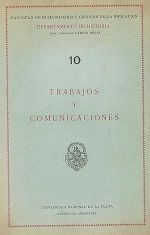 Immagine del venditore per TRABAJOS Y COMUNICACIONES. 10. venduto da Librera Torren de Rueda