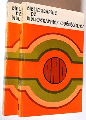 Image du vendeur pour Bibliographie de bibliographies qubcoises (2 volumes) mis en vente par Claudine Bouvier