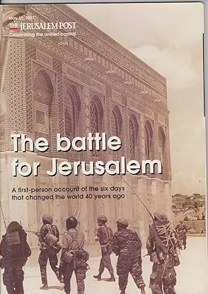 Imagen del vendedor de The Battle for Jerusalem: A First-Person Account of the Six Days That changed the World 40 Years Ago. a la venta por Meir Turner