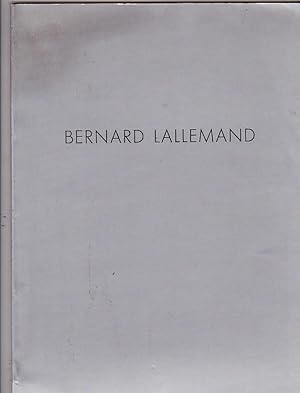 Seller image for Bernard Lallemand for sale by LIBRERA GULLIVER