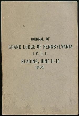 Journal of Proceedings of the One Hundred and Twelfth Annual Session of the Grand Lodge of Pennsy...