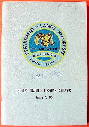 Hunter Training Program Syllabus. With 4 Pieces of Related Ephemera Laid in