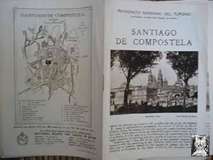 FOLLETO TURÍSTICO : SANTIAGO DE COMPOSTELA (Tourist brochure).