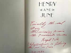 Henry and June [Signed]