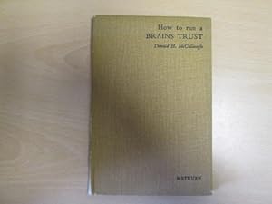 Bild des Verkufers fr HOW TO RUN A BRAINS TRUST zum Verkauf von Goldstone Rare Books