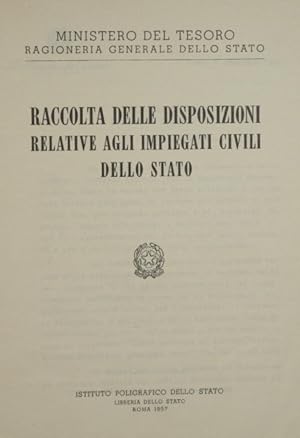 Raccolta delle disposizioni relative agli impiegati civili dello Stato