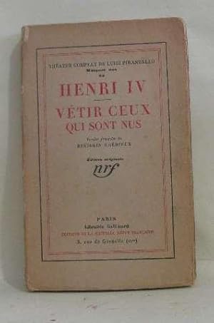 Imagen del vendedor de Masques nus II henri IV - vtir ceux qui sont nus a la venta por crealivres