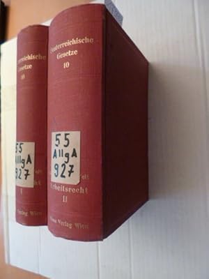 Immagine del venditore per Das Angestellten- und Arbeiterrecht - Teil: 1.+2. (2 BCHER) venduto da Gebrauchtbcherlogistik  H.J. Lauterbach