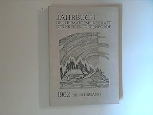 Bild des Verkufers fr Jahrbuch der Heimatgemeinschaft des Kreises Eckernfrde; 20. Jahrgang, 1962. zum Verkauf von ANTIQUARIAT FRDEBUCH Inh.Michael Simon