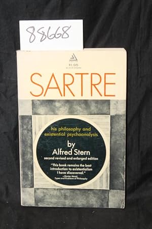 Imagen del vendedor de Sartre - his philosophy and existential psychoanalysis a la venta por Princeton Antiques Bookshop