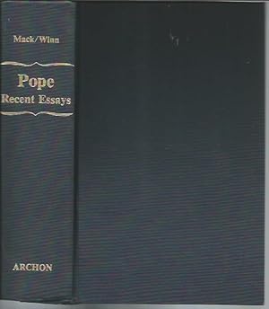 Immagine del venditore per Pope, Recent Essays by Several Hands: Recent Essays by Several Hands (Essential Articles Series) venduto da Bookfeathers, LLC