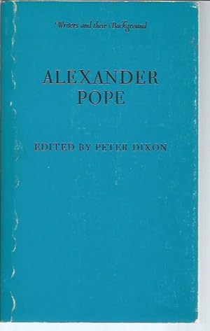 Seller image for Alexander Pope (Writers and Their Background) for sale by Bookfeathers, LLC