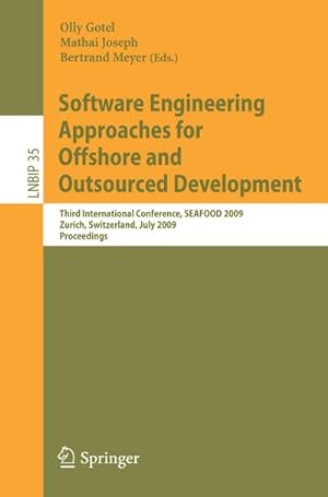 Bild des Verkufers fr Software Engineering Approaches for Offshore and Outsourced Development zum Verkauf von Rheinberg-Buch Andreas Meier eK