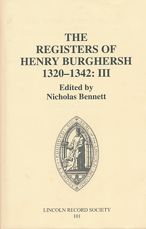 Seller image for The Registers of Henry Burghersh 1320 - 1342 Volume III for sale by Barter Books Ltd