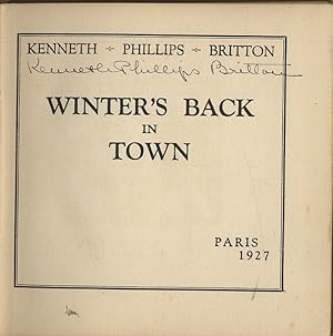 Seller image for Winter's Back in Town for sale by Between the Covers-Rare Books, Inc. ABAA