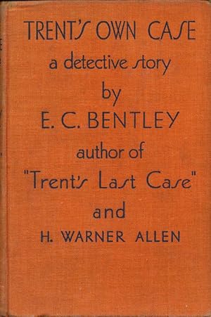 Seller image for Trent's Own Case A Detective Story for sale by Good Books In The Woods