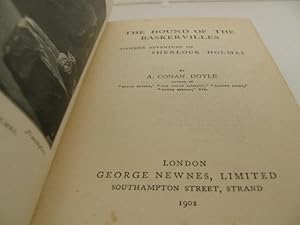 Seller image for The hound of the Baskervilles for sale by Magnum Opus Rare Books