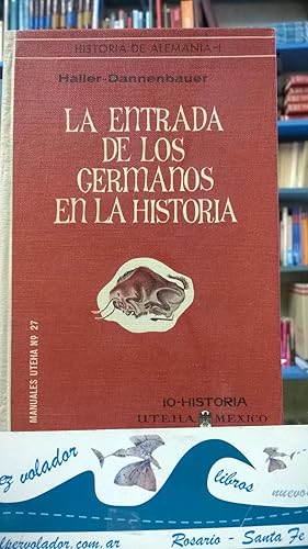 Imagen del vendedor de La entrada de los germanos en la Historia a la venta por Librera El Pez Volador