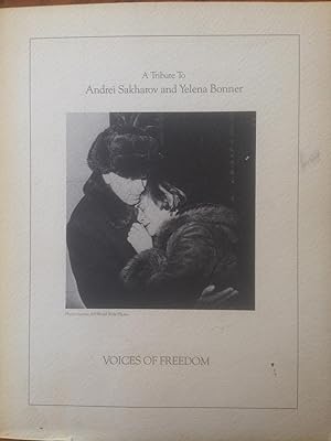 Bild des Verkufers fr Voices of Freedom: A Tribute to Andrei Sakharov and Yelena Bonner zum Verkauf von Epilonian Books