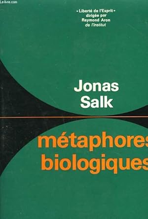 Imagen del vendedor de METAPHORES BIOLOGIQUE. a la venta por Le-Livre