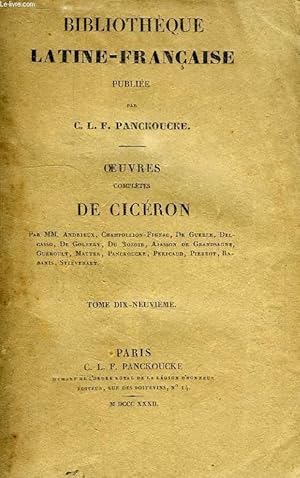 Imagen del vendedor de OEUVRES COMPLETES DE CICERON, TOME II, LETTRES a la venta por Le-Livre