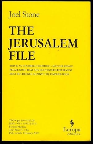Image du vendeur pour The Jerusalem File mis en vente par Bookmarc's