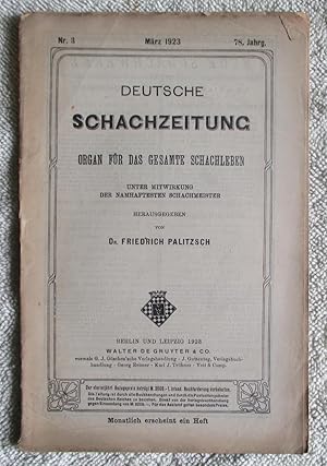 Deutsche Schachzeitung Marz 1923