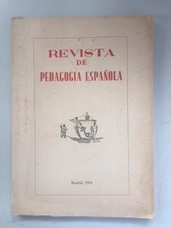 REVISTA DE PEDAGOGIA ESPAÑOLA Num. 15