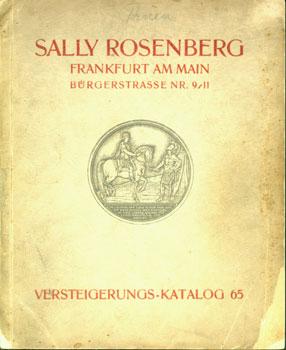 Image du vendeur pour Universalsammlung Vorwiegen Taler Des 16.-19. Jahrhunderts und Goldmunzen. Versteigerungs-Katalog No. 65. mis en vente par Wittenborn Art Books